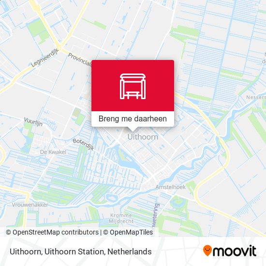 Uithoorn, Uithoorn Station kaart
