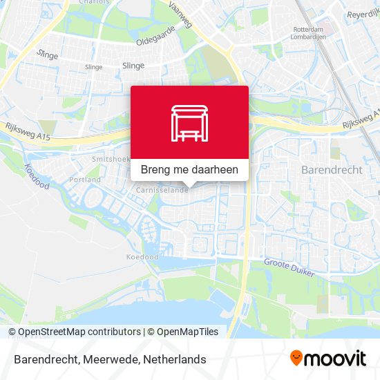 Barendrecht, Meerwede kaart