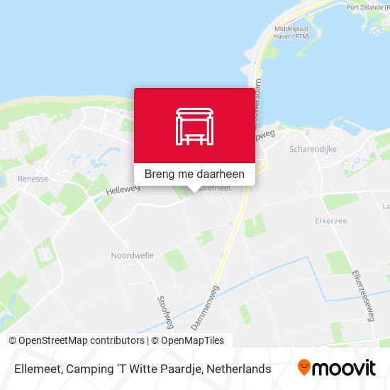 Ellemeet, Camping 'T Witte Paardje kaart