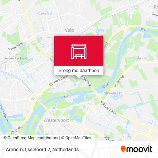 Arnhem, Ijsseloord 2 kaart