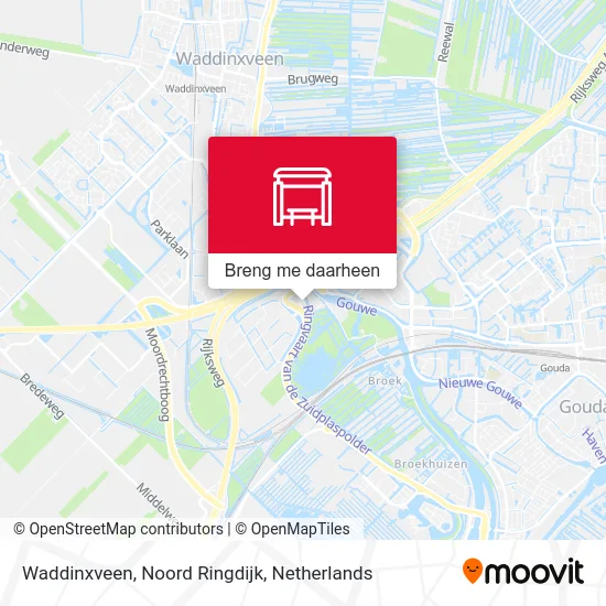 Waddinxveen, Noord Ringdijk kaart