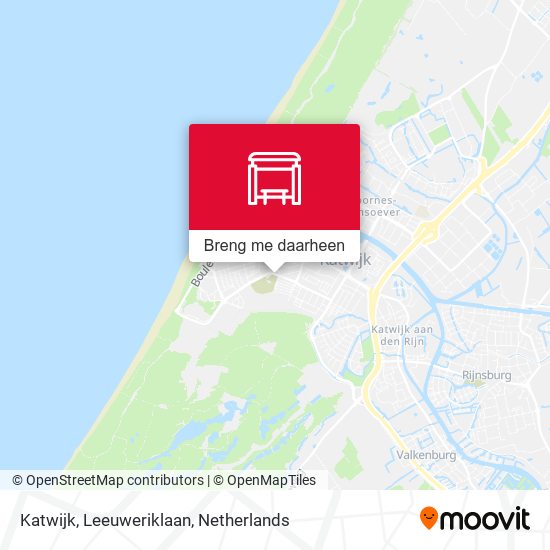 Katwijk, Leeuweriklaan kaart