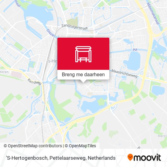 'S-Hertogenbosch, Pettelaarseweg kaart