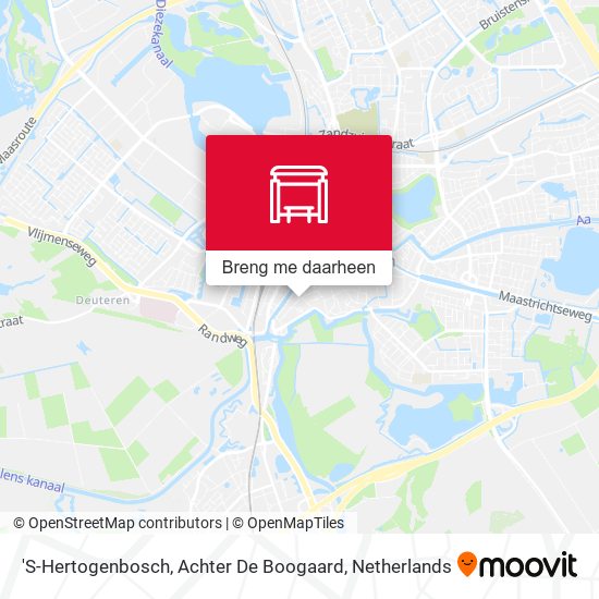 'S-Hertogenbosch, Achter De Boogaard kaart