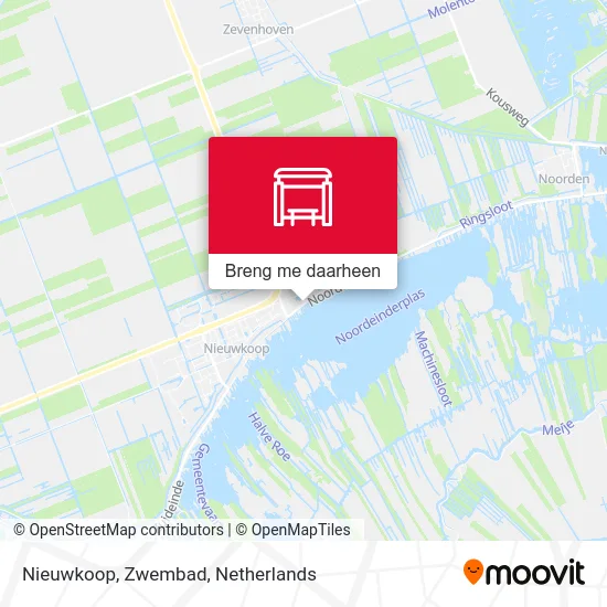 Nieuwkoop, Zwembad kaart
