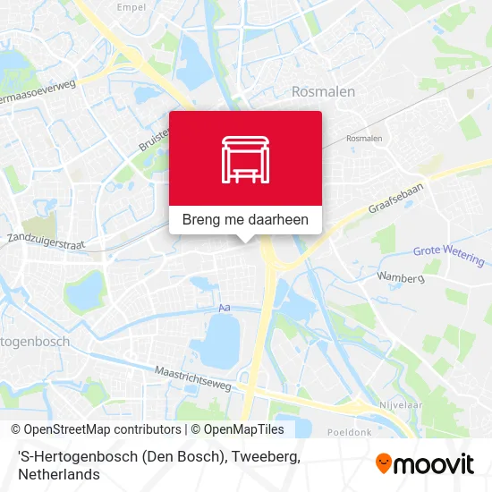 'S-Hertogenbosch (Den Bosch), Tweeberg kaart