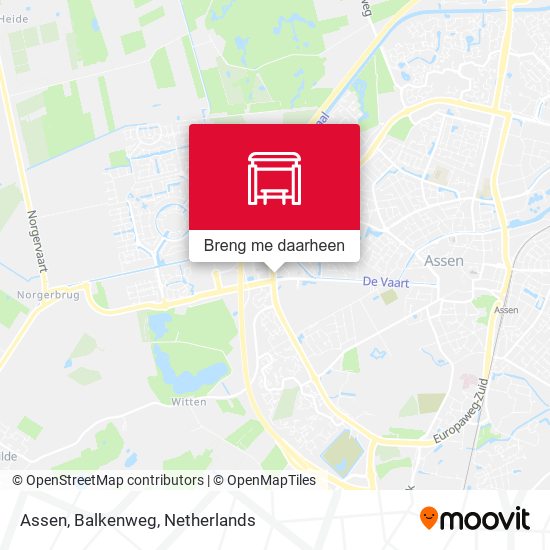 Assen, Balkenweg kaart