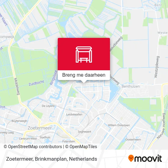 Zoetermeer, Brinkmanplan kaart