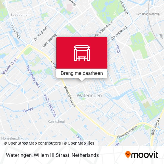 Wateringen, Willem III Straat kaart