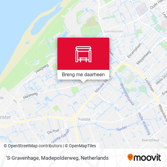 'S-Gravenhage, Madepolderweg kaart