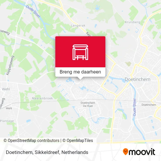 Doetinchem, Sikkeldreef kaart