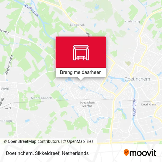 Doetinchem, Sikkeldreef kaart
