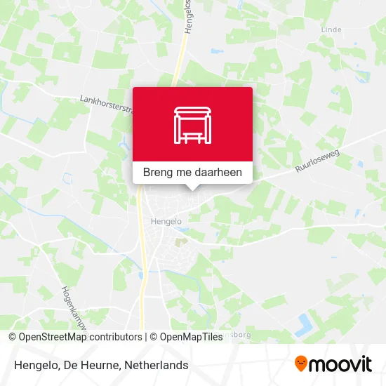 Hengelo, De Heurne kaart