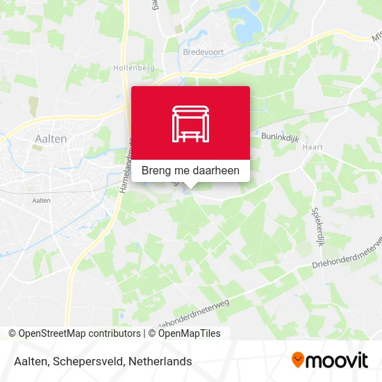 Aalten, Schepersveld kaart