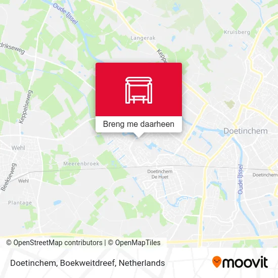 Doetinchem, Boekweitdreef kaart