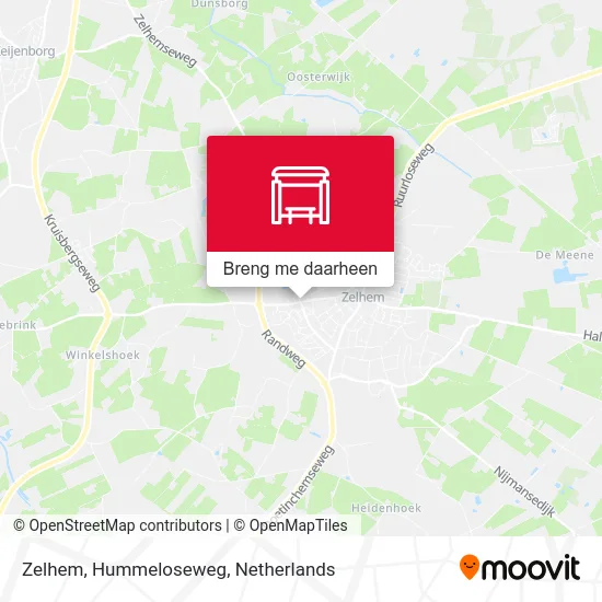 Zelhem, Hummeloseweg kaart