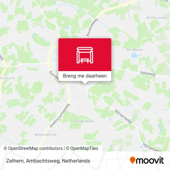 Zelhem, Ambachtsweg kaart