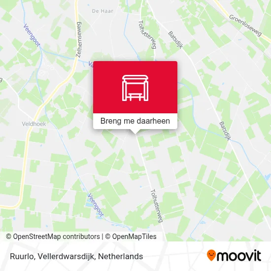 Ruurlo, Vellerdwarsdijk kaart