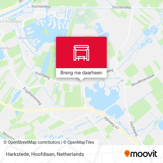Harkstede, Hoofdlaan kaart