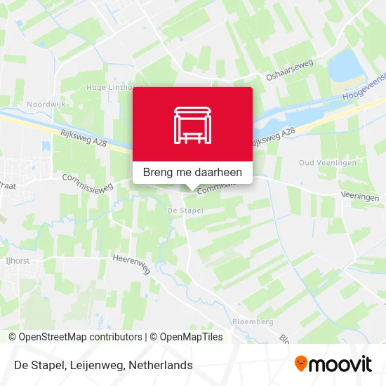 De Stapel, Leijenweg kaart