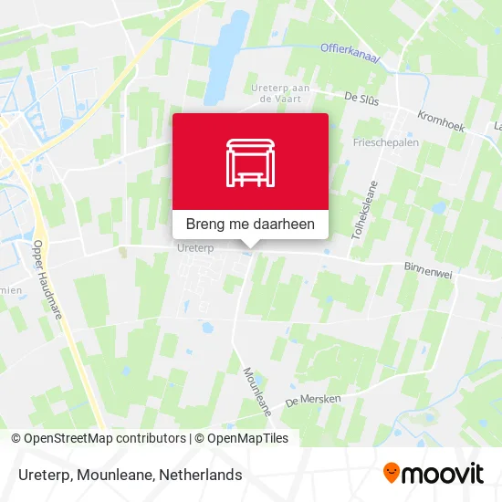 Ureterp, Mounleane kaart