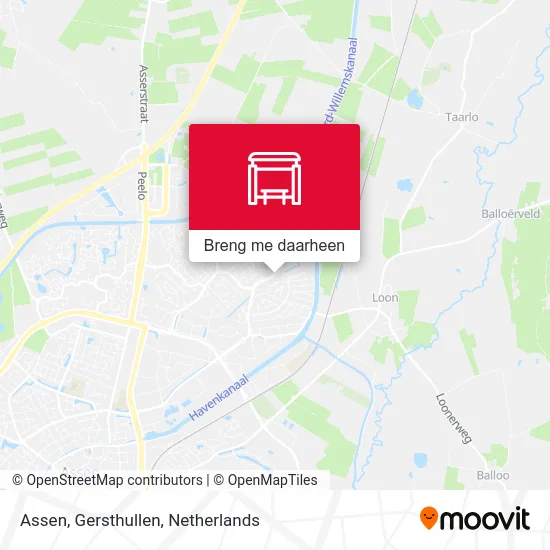 Assen, Gersthullen kaart