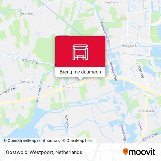 Oostwold, Westpoort kaart