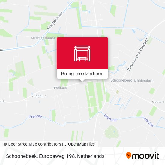 Schoonebeek, Europaweg 198 kaart