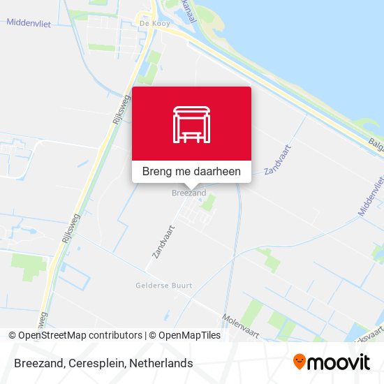 Breezand, Ceresplein kaart