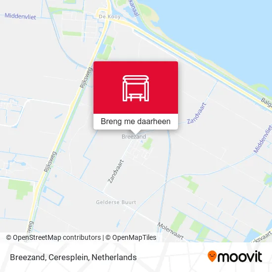 Breezand, Ceresplein kaart