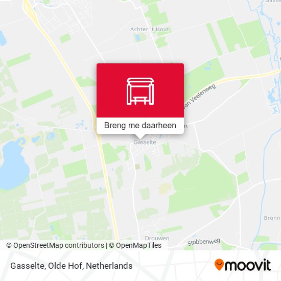 Gasselte, Olde Hof kaart