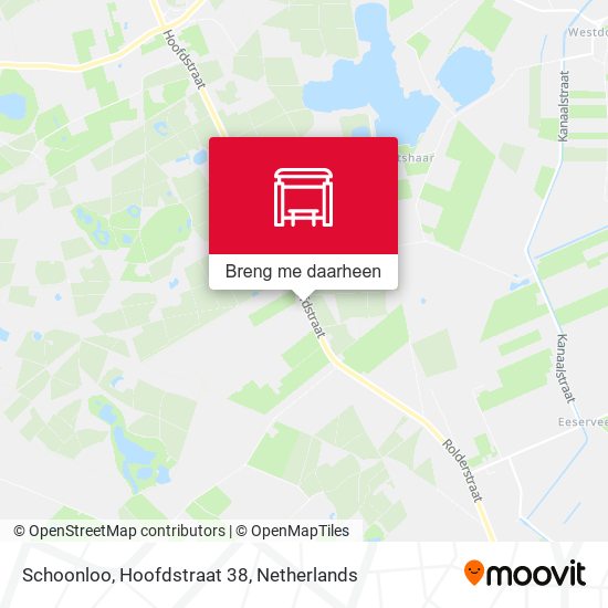 Schoonloo, Hoofdstraat 38 kaart