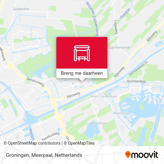 Groningen, Meerpaal kaart