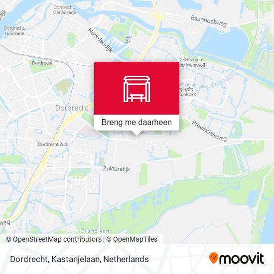 Dordrecht, Kastanjelaan kaart