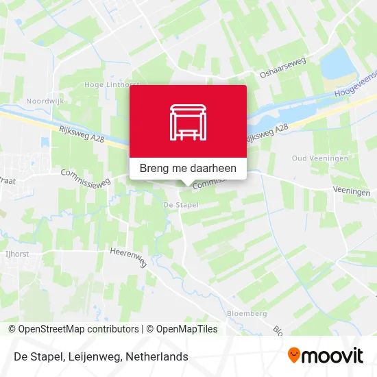 De Stapel, Leijenweg kaart