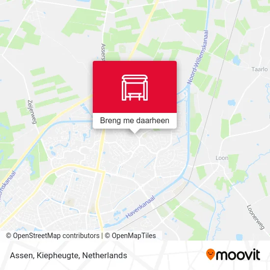 Assen, Kiepheugte kaart