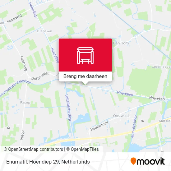 Enumatil, Hoendiep 29 kaart