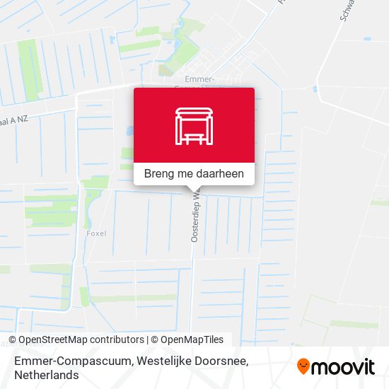 Emmer-Compascuum, Westelijke Doorsnee kaart