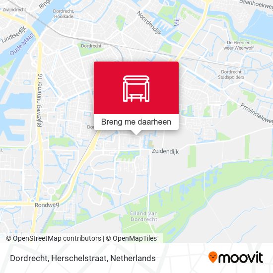 Dordrecht, Herschelstraat kaart