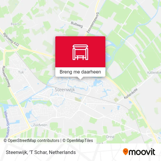 Steenwijk, 'T Schar kaart