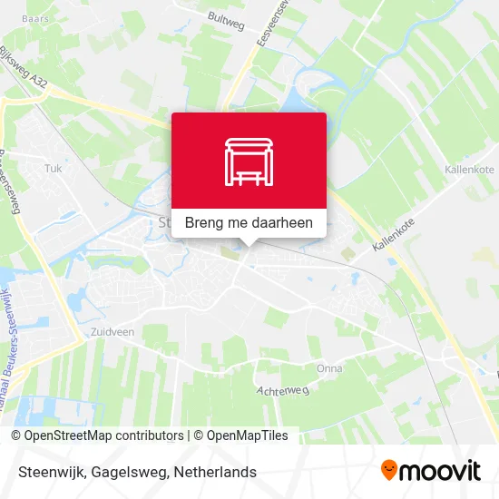 Steenwijk, Gagelsweg kaart