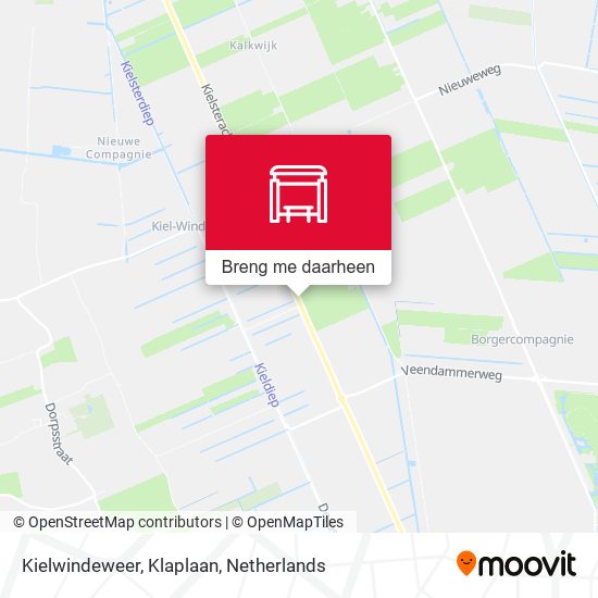 Kielwindeweer, Klaplaan kaart