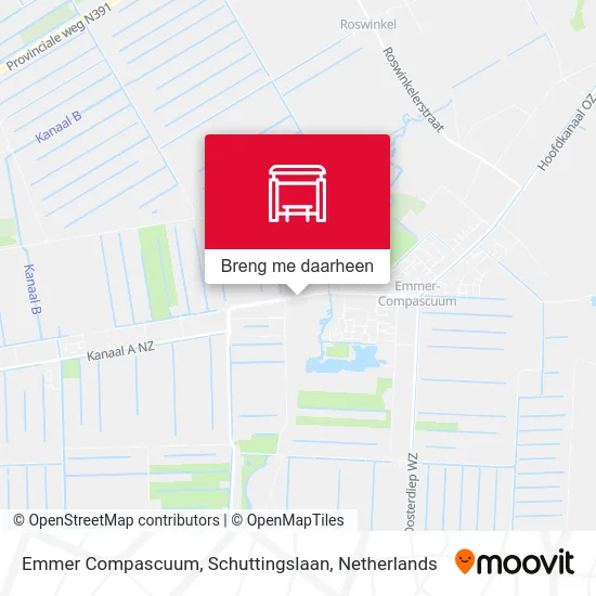 Emmer Compascuum, Schuttingslaan kaart