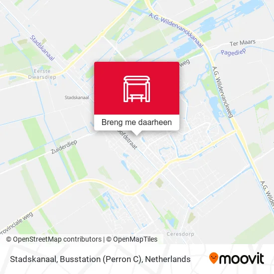 Stadskanaal, Busstation (Perron C) kaart