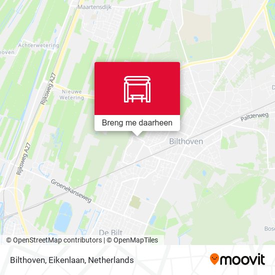 Bilthoven, Eikenlaan kaart