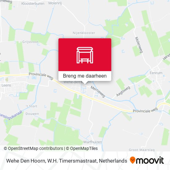 Wehe Den Hoorn, W.H. Timersmastraat kaart
