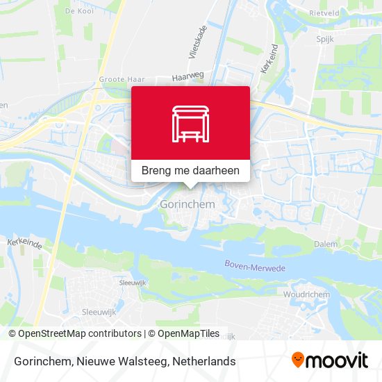 Gorinchem, Nieuwe Walsteeg kaart