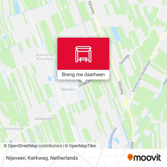 Nijeveen, Kerkweg kaart