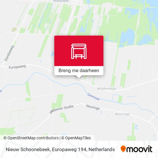 Nieuw Schoonebeek, Europaweg 194 kaart