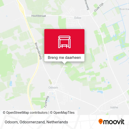 Odoorn, Odoornerzand kaart